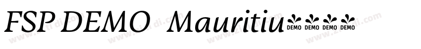 FSP DEMO   Mauritiu字体转换